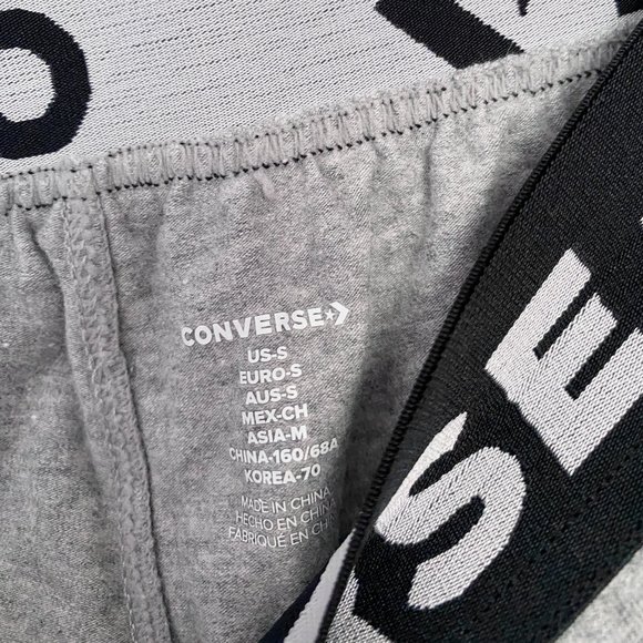 Converse Grey Band Wordmark Leggings (NWOT) - Picture 6 of 8